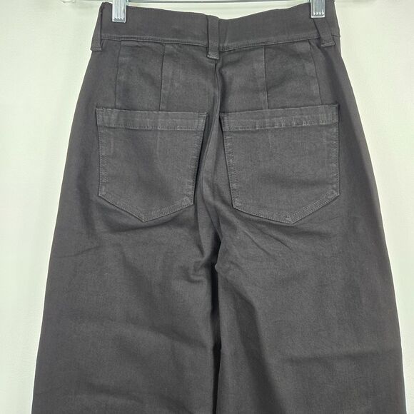 Universal Standard Women's Size 00 Black Carrie High Rise Wide Leg Jeans NWT - Picture 6 of 13